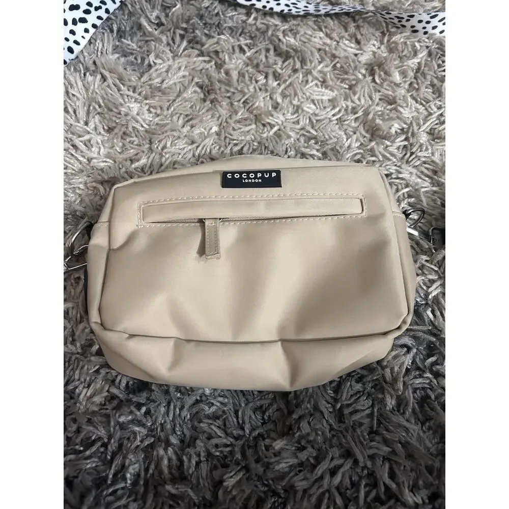 Cocopup London Dog Walking Bag - Caramel Latte Bag With Strap